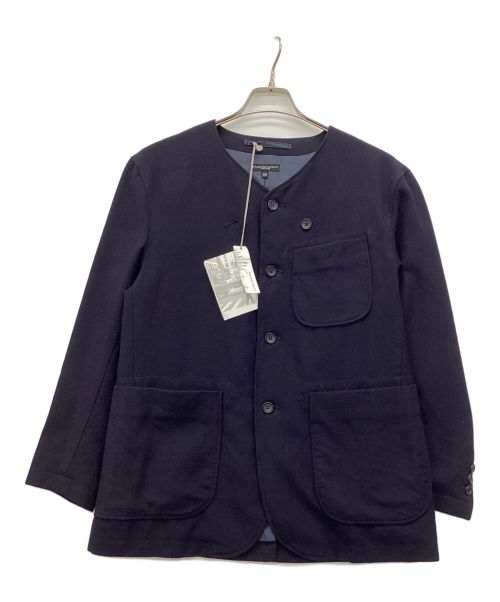 Engineered Garments（エンジニアド ガーメンツ）Engineered Garments (エンジニアド ガーメンツ) No Collar Jacket Uniform Serge ネイビー サイズ:XSの古着・服飾アイテム