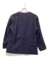 Engineered Garments (エンジニアド ガーメンツ) No Collar Jacket Uniform Serge ネイビー サイズ:XS：18000円