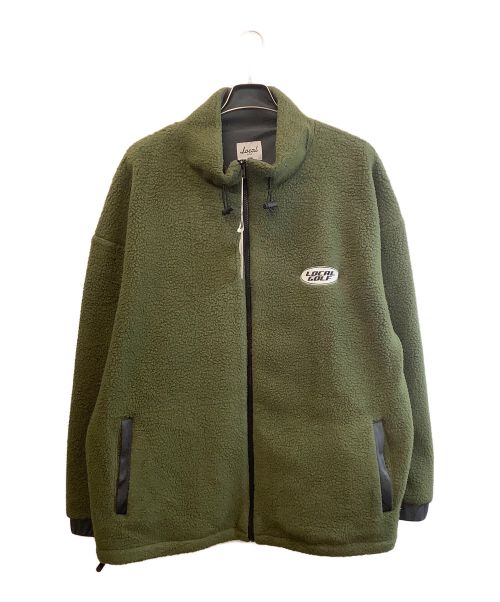 Local Golf（ローカルゴルフ）Local Golf (ローカルゴルフ) Garage Logo Fleece JKT カーキ サイズ:L/XL 未使用品の古着・服飾アイテム