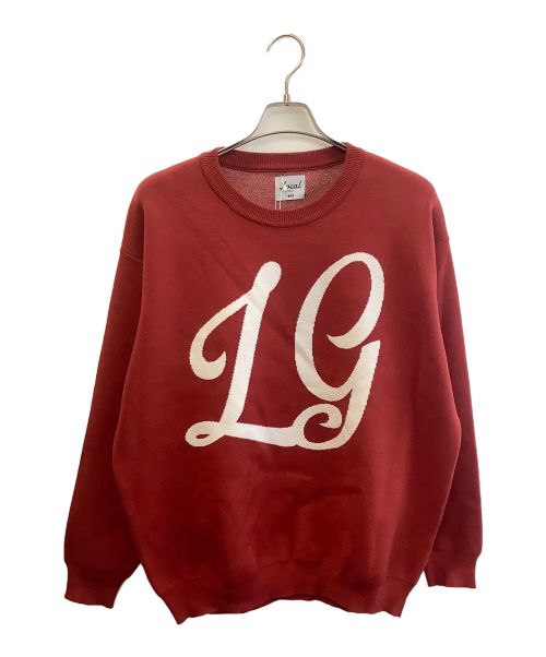 Local Golf（ローカルゴルフ）Local Golf (ローカルゴルフ) LG Jacquard L/S KNIT バーガンディー サイズ:S/M 未使用品の古着・服飾アイテム