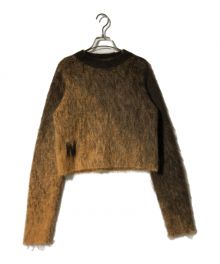 NKNIT（ンニット）の古着「moheya gradation KNIT BIG」｜ブラウン