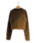 NKNIT (ンニット) moheya gradation KNIT BIG ブラウン：20000円