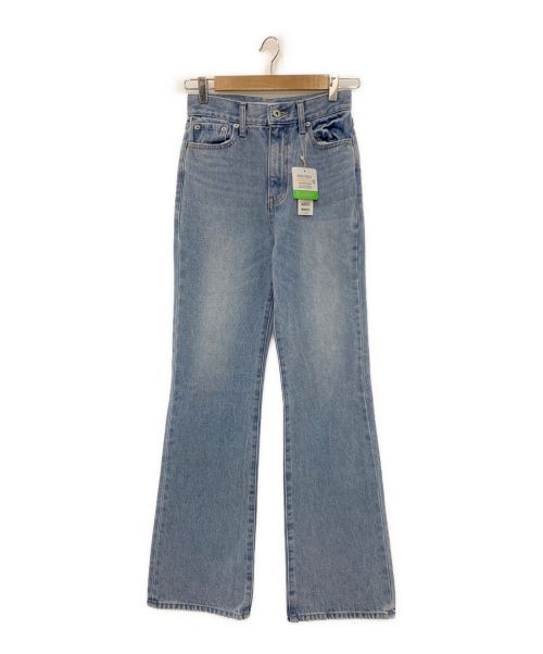 Vicente（ヴィセンテ）Vicente (ヴィセンテ) OEKO-TEX R STANDARD 100 flare long denim インディゴ サイズ:Ｓの古着・服飾アイテム