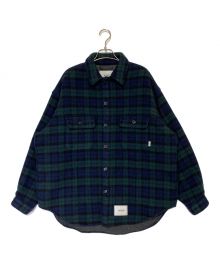 WTAPS（ダブルタップス）の古着「WCPO02 JACKET WOPO MOSSER TEXTILE CRST」｜グリーン