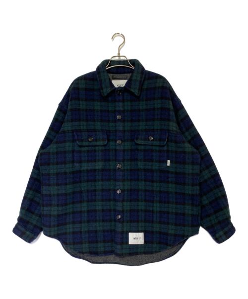 WTAPS（ダブルタップス）WTAPS (ダブルタップス) WCPO02 JACKET WOPO MOSSER TEXTILE CRST グリーン サイズ:1の古着・服飾アイテム