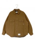 WTAPSダブルタップス）の古着「WCPO 01 /JACKET /WONY.MELTON」｜ブラウン