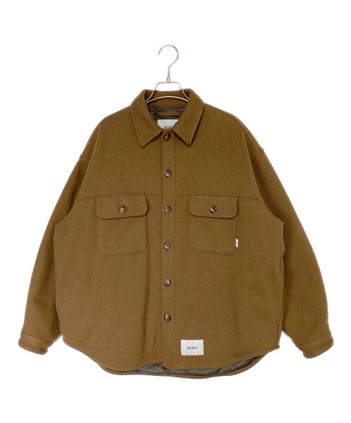 WTAPS（ダブルタップス）WTAPS (ダブルタップス) WCPO 01 /JACKET /WONY.MELTON ブラウン サイズ:1の古着・服飾アイテム