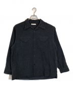 OLD JOE & Co.オールドジョー）の古着「SWALLOW COLLAR SPORTS SHIRTS」｜ブラック