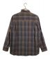 AURALEE (オーラリー) SUPER LIGHT WOOL CHECK SHIRT-BROWN BLACK CHECK ブラウン サイズ:SIZE 5：30000円