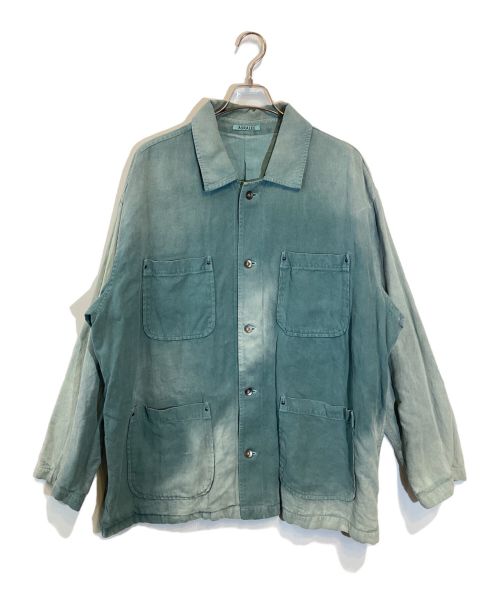 AURALEE（オーラリー）AURALEE (オーラリー) WASHI DUCK CANVAS BLOUSON グリーン サイズ:SIZE 5の古着・服飾アイテム