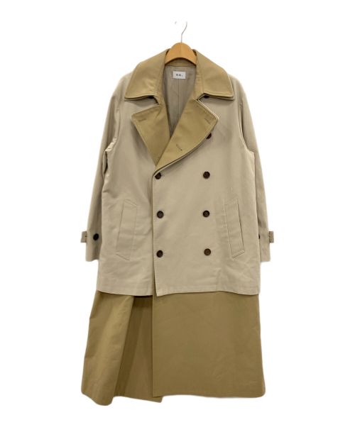 no.（ナンバー）no. (ナンバー) LAYERED TRENCH COAT ベージュ サイズ:1の古着・服飾アイテム