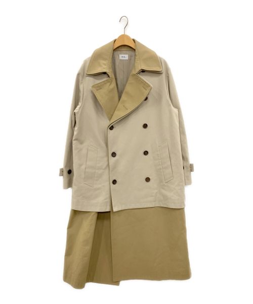 no.（ナンバー）no. (ナンバー) LAYERED TRENCH COAT ベージュ サイズ:1の古着・服飾アイテム