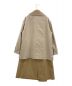 no. (ナンバー) LAYERED TRENCH COAT ベージュ サイズ:1：15000円