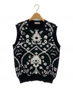 TTT MSWティー）の古着「Persia Knit Vest」｜ブラック