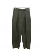 MARKAWAREマーカウェア）の古着「CLASSIC FIT TROUSERS」｜カーキ