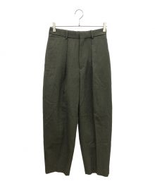 MARKAWARE（マーカウェア）の古着「CLASSIC FIT TROUSERS」｜カーキ