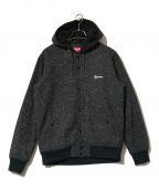 SUPREMEシュプリーム）の古着「Hooded Baseball Jacket」｜ブラック