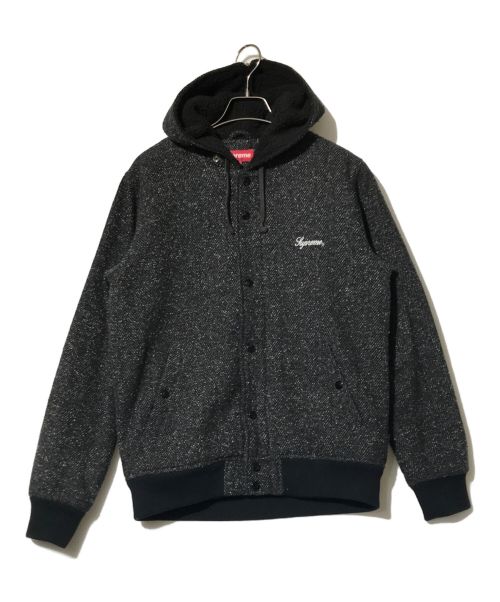 SUPREME（シュプリーム）SUPREME (シュプリーム) Hooded Baseball Jacket ブラック サイズ:Sの古着・服飾アイテム