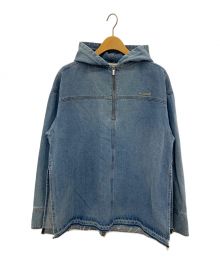 PRANK PROJECT（プランクプロジェクト）の古着「Cut-off Denim Hoodie」｜インディゴ