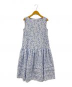 FOXEY NEWYORKフォクシーニューヨーク）の古着「Giardino Botanica Dress」｜ライトブルー