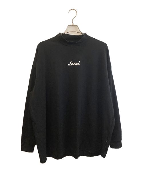 Local Golf（ローカルゴルフ）Local Golf (ローカルゴルフ) OG Logo L/S MOCK NECK ブラック サイズ:L/XLの古着・服飾アイテム