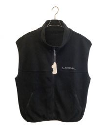 Local Golf（ローカルゴルフ）の古着「Simple Fleece VEST」｜ブラック