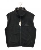 Local Golfローカルゴルフ）の古着「Simple Fleece VEST」｜ブラック