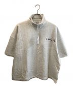 Local Golfローカルゴルフ）の古着「Half ZIP S/S SWEAT SHIRT」｜ライトグレー