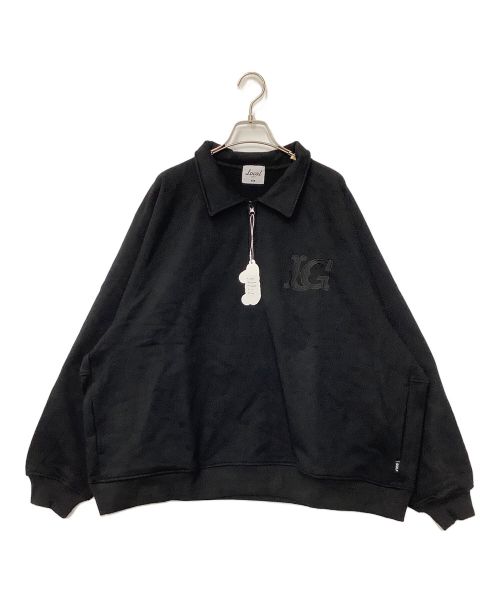 Local Golf（ローカルゴルフ）LOCAL GOLF (ローカルゴルフ) LG ZIP POLO SWEAT ブラック サイズ:M/L 未使用品の古着・服飾アイテム