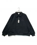 Local Golfローカルゴルフ）の古着「LG ZIP POLO SWEAT」｜ブラック