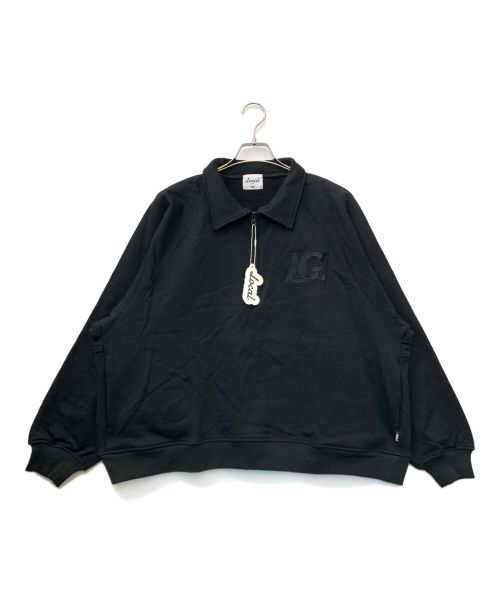 Local Golf（ローカルゴルフ）LOCAL GOLF (ローカルゴルフ) LG ZIP POLO SWEAT ブラック サイズ:S/Mの古着・服飾アイテム