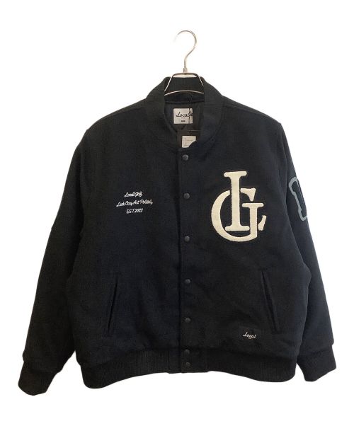 Local Golf（ローカルゴルフ）Local Golf (ローカルゴルフ) Melton Varsity JKT ブラック サイズ:S/M 未使用品の古着・服飾アイテム