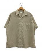 HERILLヘリル）の古着「Cotton Silk Open Collar S/S Shirts」｜ベージュ