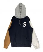 SUPREMEシュプリーム）の古着「S Logo Colorblocked Hooded Sweatshirt」｜マルチカラー