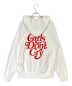 HUMAN MADE (ヒューマンメイド) GIRLS DON'T CRY (ガールズ ドント クライ) LOGO HOODIE ホワイト サイズ:M：38000円