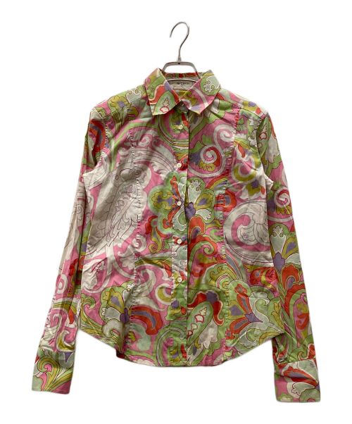 ETRO（エトロ）ETRO (エトロ) ペイズリー柄シャツ ピンク サイズ:40の古着・服飾アイテム