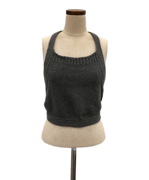 Ernie Palo（アーニーパロ）Ernie Palo (アーニーパロ) Knit Camisole グレー サイズ:36の古着・服飾アイテム