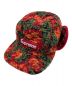 Supreme（シュプリーム）の古着「Roses Sherpa Fleece Earflap Camp Cap」｜レッド