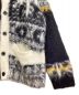 中古・古着 sacai (サカイ) Pattern Knit Cardigan（パターンニットカーディガン） ホワイト×ブラック サイズ:2 未使用品：85000円