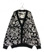 OFFWHITEオフホワイト）の古着「TATTOO AO KNIT CARDIGAN」｜ブラック