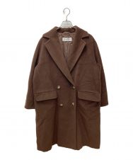 MaxMara (マックスマーラ) ウールカシミヤダブルコート ブラウン サイズ:40