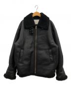 Dunstダンスト）の古着「UNISEX LOOSE FOT LINE SHEARING JK」｜ブラック