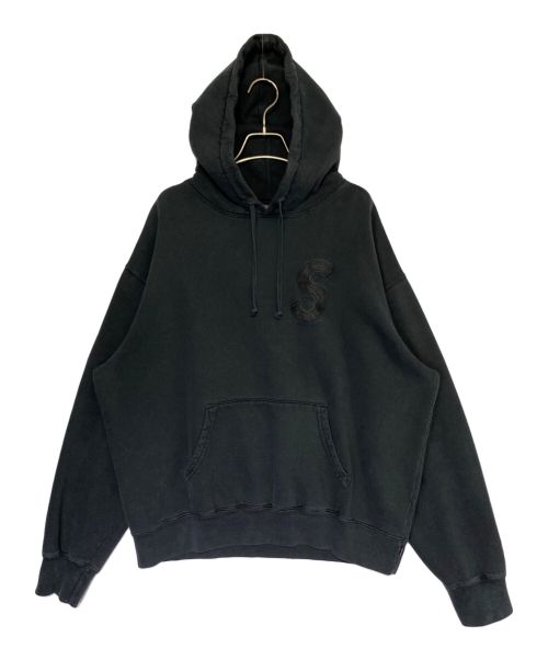 SUPREME（シュプリーム）SUPREME (シュプリーム) Overdyed S Logo Hooded Sweatshirt グレー サイズ:Mの古着・服飾アイテム