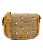 GUCCI×DISNEYグッチ×ディズニー）の古着「GGスプリームキャンバス/レザー ショルダーバッグ」