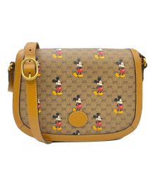 GUCCI×DISNEY（グッチ×ディズニー）の古着「GGスプリームキャンバス/レザー ショルダーバッグ」