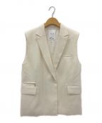 ELENDEEKエレンディーク）の古着「OVER SIZE TAILORED GILET」｜アイボリー