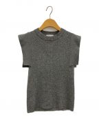 CLANEクラネ）の古着「SQUARE SLEEVE KNIT TOPS」｜グレー