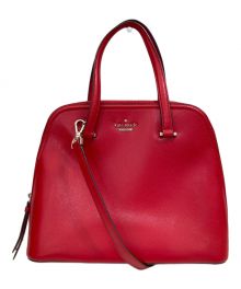 Kate Spade（ケイトスペード）の古着「2WAYバッグ」｜レッド