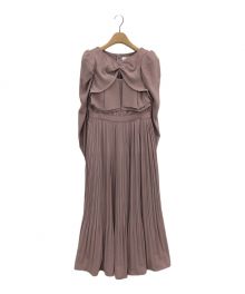 HER LIP TO（ハーリップトゥ）の古着「La Rochelle Pleated Dress」｜モーヴピンク