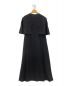 ENFOLD (エンフォルド) CAPE SLEEVE DRESS ブラック サイズ:36：18000円